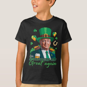 T-shirt Refaire la Saint-Patrick Grande Encore Drôle Trump
