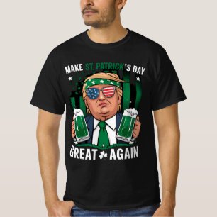 T-shirt Refaire la Saint-Patrick Grande Encore Trump Irlan