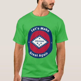 T-shirt Refaisons la grandeur de l'Arkansas Oversized