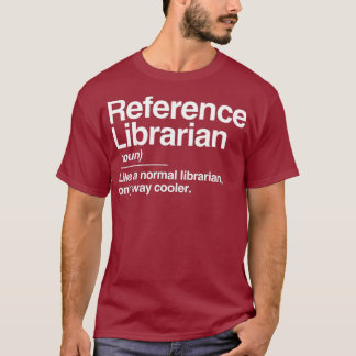 T-shirt Référence Bibliothécaire Définition Normal seuleme