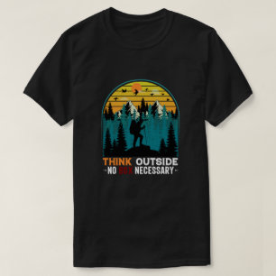 T-shirt Réfléchir dehors Pas de boîte Nécessaire Randonnée