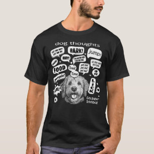 T-shirt Réflexion de chien - Goldendoodle