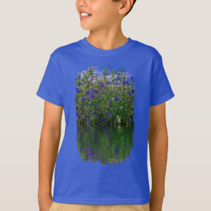 T-shirt Réflexion Eau Bleue Et Verte