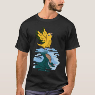 T-shirt Réflexion perroquet et dragon I Golden Conure 2