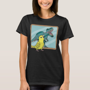 T-shirt Réflexion Perroquet et Rex I Parrotlet jaune