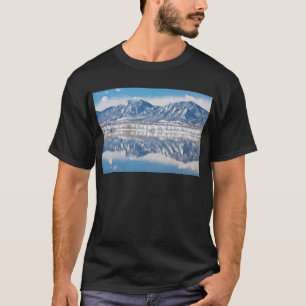 T-shirt Réflexions Boulder Co de Flatirons de réservoir