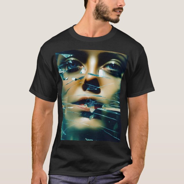 T-shirt "Réflexions brisées : Double exposition Hommes T-S (Devant)
