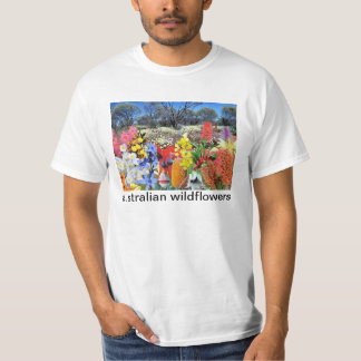 T-shirt RÉFLEXIONS des fleurs sauvages d'Australien d'once