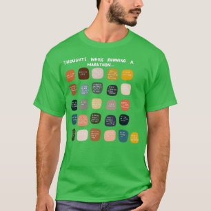 T-shirt Réflexions pendant un marathon