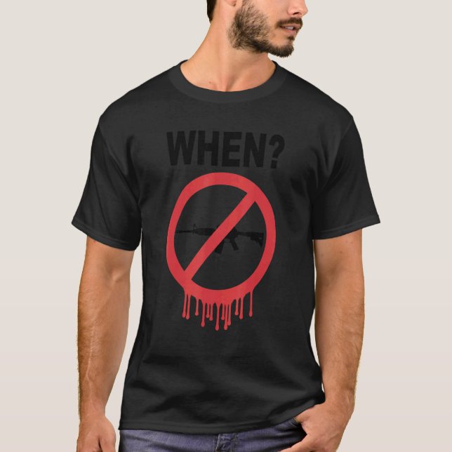 T-shirt Réforme des armes maintenant Anti deuxième amendem (Devant)