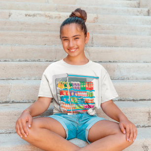 T-shirt Réfrigérateur laitier de supermarché