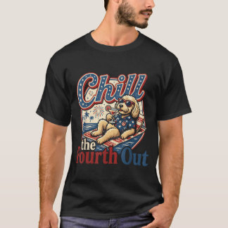 T-shirt Refroidir le quatrième drôle de Goldendoodle amate