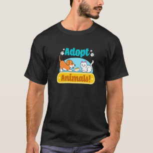 T-shirt Refuge pour animaux sauvant des chats chiens sauve
