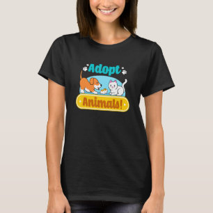 T-shirt Refuge pour animaux sauvant des chats chiens sauve