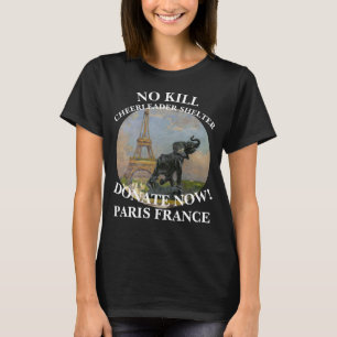 T-SHIRT REFUGE POUR POM-POM GIRLS SANS TUE PARIS FRANCE