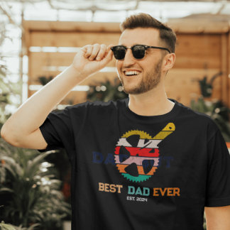 T-shirt Regalo Personalizado Para Papa amante al ciclismo