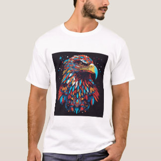 T-shirt Regard d'aigle psychédélique