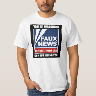 T-shirt Regard de nouvelles de FAUX… !