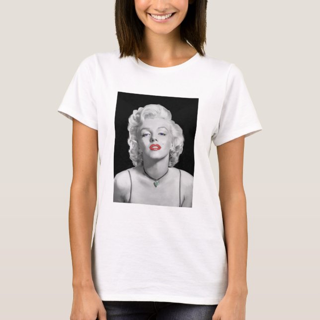 T-shirt Regard MIC01BWRD-V3 de l'émeraude Heart.tif (Devant)
