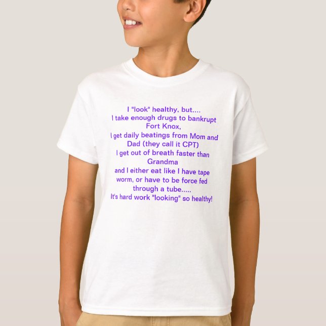 T-shirt Regard sain avec des CF (Devant)