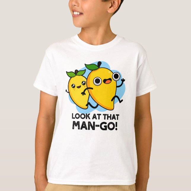 T-shirt Regardez Ce Jeu De Fruits Drôle De L'Homme (Devant)