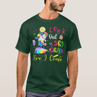 T-shirt Regardez dehors 3e année drôle Je viens mignonne p