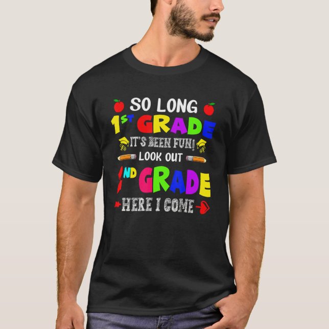 T-shirt Regardez la 2e année Je viens 1ère année (Devant)