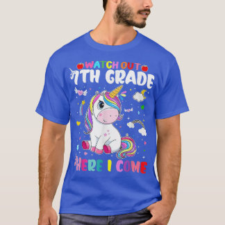 T-shirt Regardez La 7e Année Ici Je Reviens Unicorn À Sc