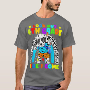 T-shirt Regardez La Mousse De 4E Année Retour À L'École Da