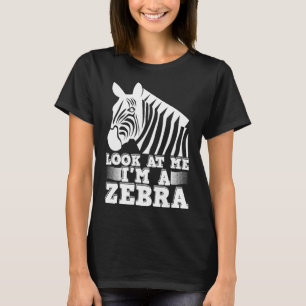 T-shirt Regardez-moi Je suis un costume Zebra Funny Hallow