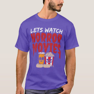 T-shirt Regardons les films d'horreur Happy Halloween Jack