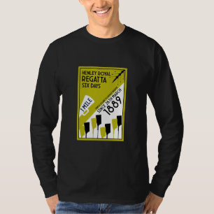 T-shirt Régate de la Tamise - Aviron de style rétro vintag