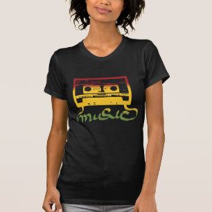 T-shirt reggae de bande de rasta