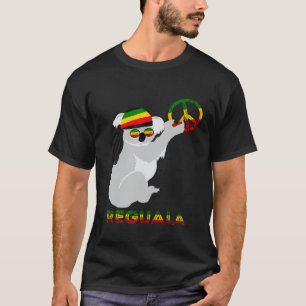 T-shirt Reggae Koala Hippie Eucalyptus Ours Rasta Reggae M