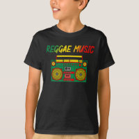 Reggae Music Lover coloré Jamaïque Cassette Radio