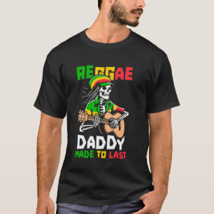 T-shirt Reggae Squelette Rastafarian Musique Rastafari Pèr