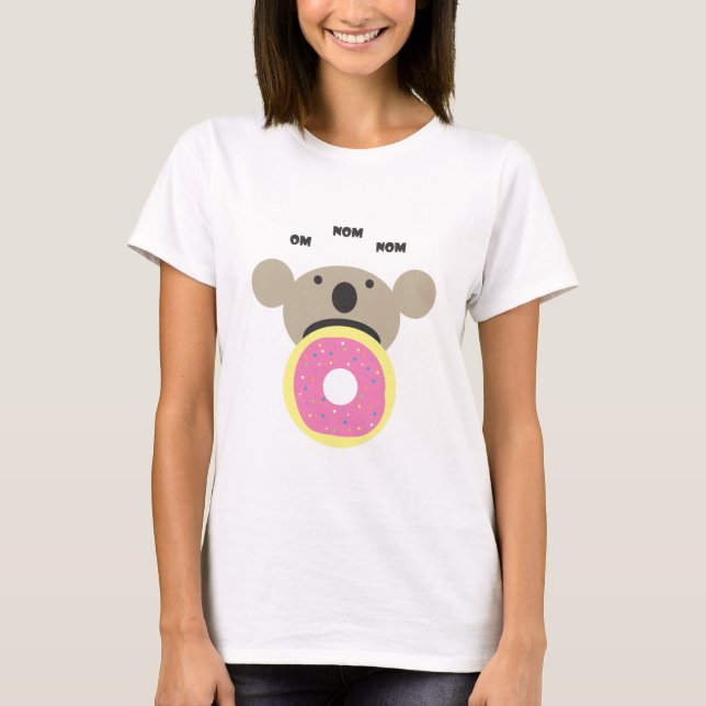 T-shirt Régime de beignet de koala (Devant)
