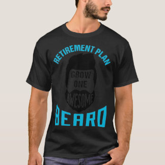 T-shirt Régime de retraite Croissance une barbe géniale 4