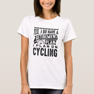 T-shirt Régime de retraite Cyclisme