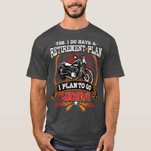 T-shirt Régime de retraite des motocyclettes de motocycle