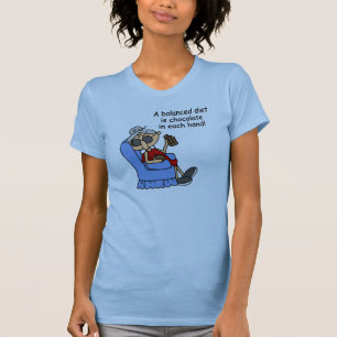 T-shirt Régime équilibré de chocolat