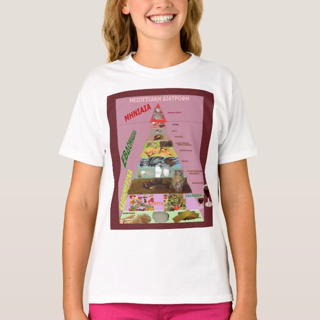 T-shirt Régime méditerranéen (Devant)