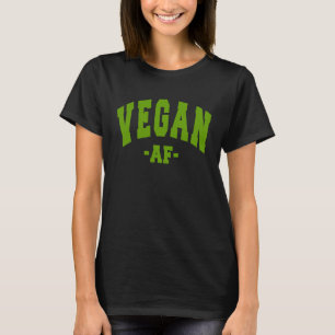 T-SHIRT RÉGIME VÉGAN DISE VÉGÉTAL DÉCORATIONS AMUSANTES FE