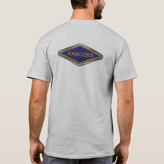 T-shirt Régiment de Rangers 2ÈME GUERRE MONDIALE d'origine (Dos)