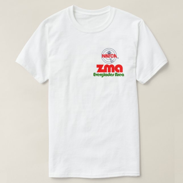 T-shirt Région de marais de ZMA - dos d'alligator (Design devant)