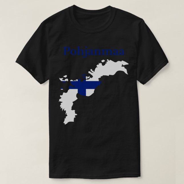 T-shirt Région d'Ostrobothnie Finlande (Design devant)