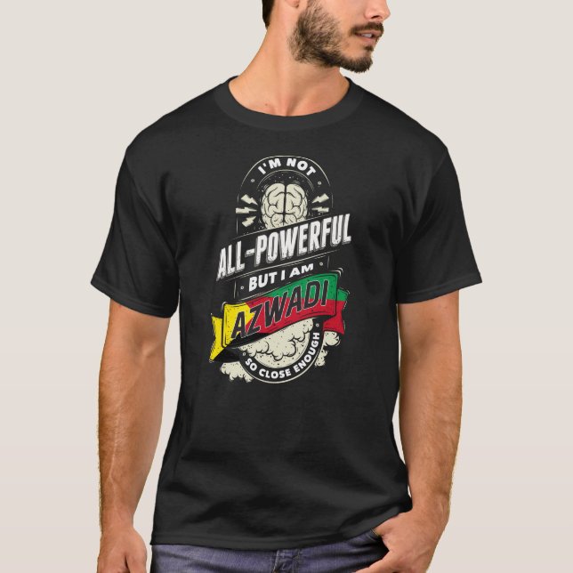 T-shirt Région et État de la Pride d'Azwadi (Devant)