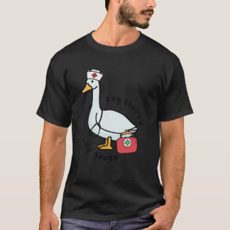 T-shirt Registered Silly Goose Nurse Stethoscope Nursing F