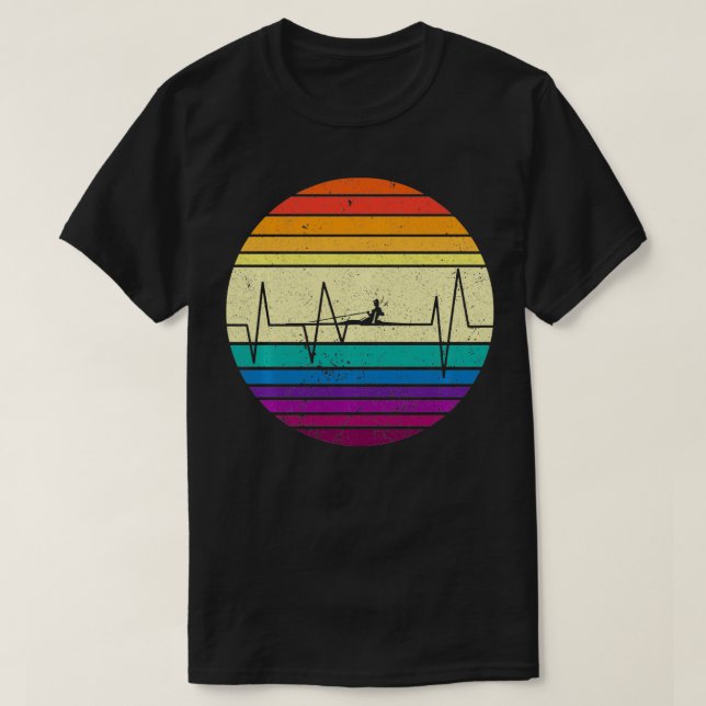 T-shirt Réglage Du Bouton De Coeur Pour Les Courroies D'Éq (Design devant)