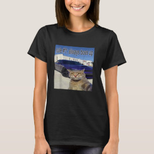 T-shirt Règle 1 Toujours Devenir Patron Chat Drôle Spécifi